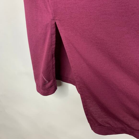 Nike Dri Fit Pink  Burgundy T Shirt Sz Small - Picture 3 of 5